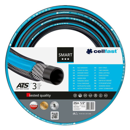 furtun apa antirasucire 3-straturi 1/2" / 25m