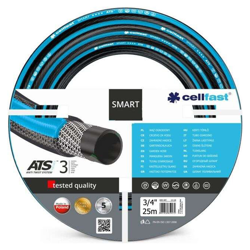 furtun apa antirasucire 3-straturi 3/4" / 25m