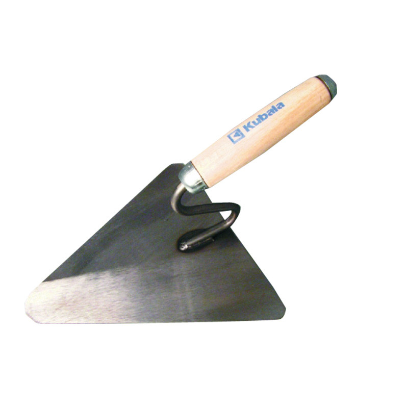 mistrie otel triunghiulara cu maner lemn 200x190mm