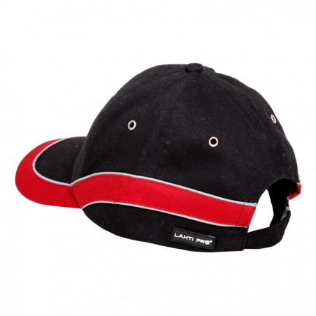 sapca reflectorizanta cu ventilatie / negru