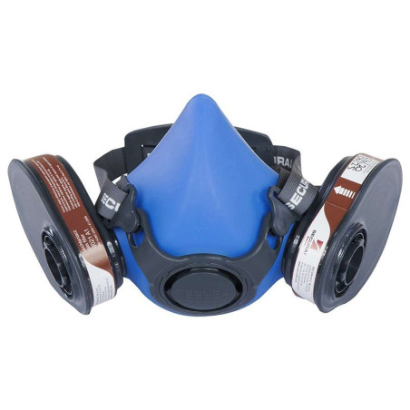 masca gaz din silicon cu doua locase pentru filtru