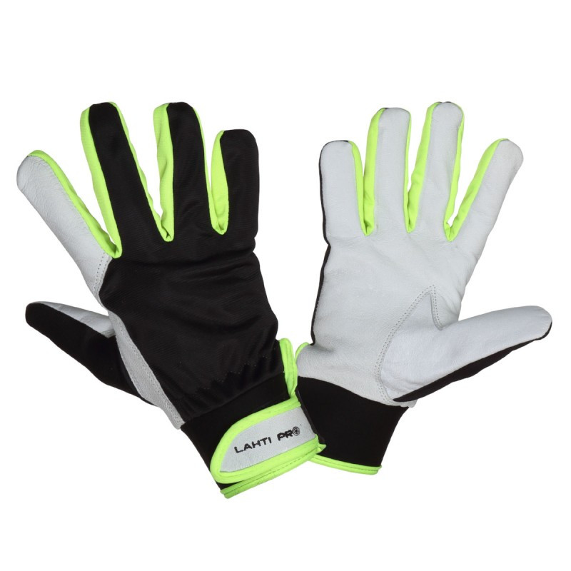 manusa piele ovina cu bumbac flexibila cu manseta - 11