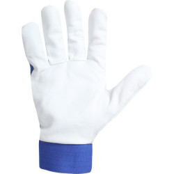 manusa piele ovina / albastru-alb - 11