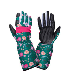 manusa piele ovina cu model si manseta lunga - 9