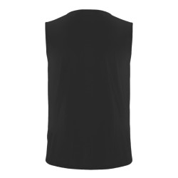tricou bumbac fara maneci / negru - 2xl
