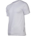 tricou bumbac elastic / alb - m