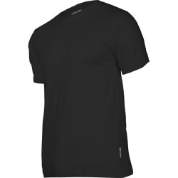 tricou bumbac elastic / negru - xl