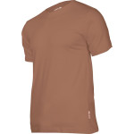 tricou bumbac elastic / maro - xl