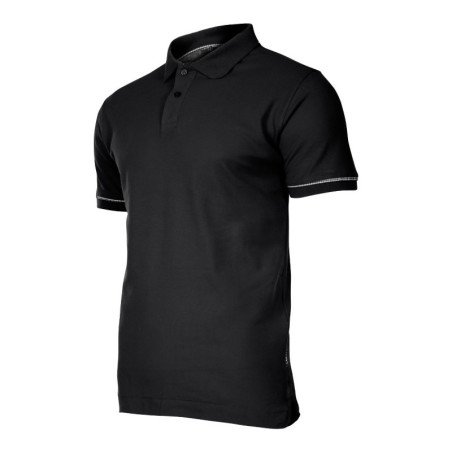 tricou bumbac polo / negru - 2xl