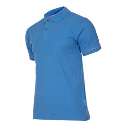 tricou bumbac polo / turcoaz - m