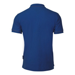 tricou bumbac polo / albastru - m