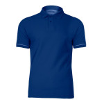 tricou bumbac polo / albastru - xl
