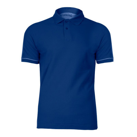 tricou bumbac polo / albastru - 2xl