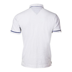 tricou bumbac polo / alb - 2xl