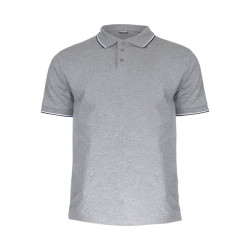 tricou bumbac polo subtire / gri - s