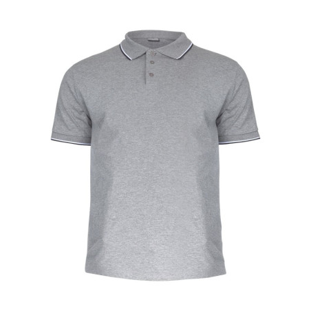 tricou bumbac polo subtire / gri - s