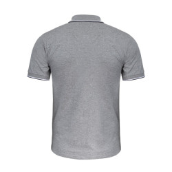 tricou bumbac polo subtire / gri - s