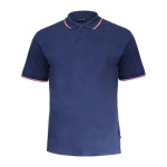 tricou bumbac polo subtire / albastru - m