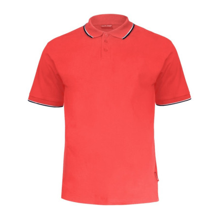 tricou bumbac polo subtire / rosu - 2xl