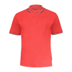 tricou bumbac polo subtire / rosu - 3xl