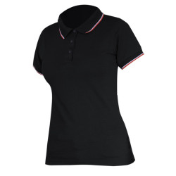 tricou bumbac polo (dama) / negru - m