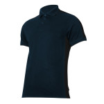 tricou bumbac polo multicolor / albastru-negru - s