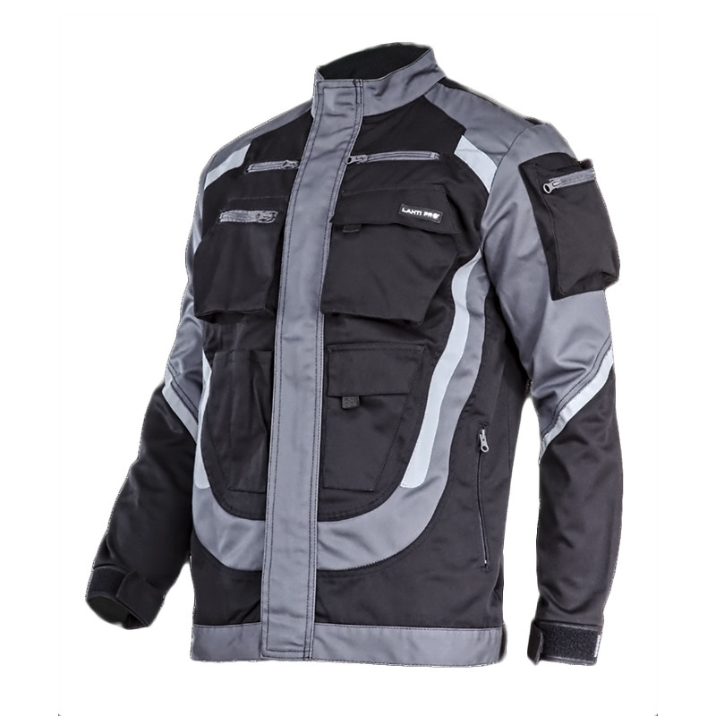 jacheta lucru groasa premium negru-gri - 2xl/h-188