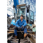 pantalon lucru tip-blugi slim-fit elastic - m/h-170