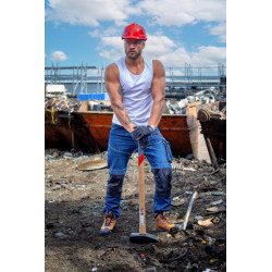 pantalon lucru tip-blugi slim-fit elastic - 2xl/h-188