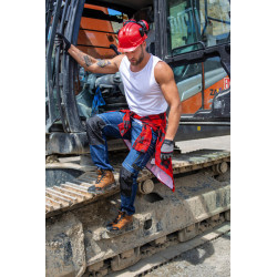 pantalon lucru tip-blugi slim-fit elastic - 2xl/h-188