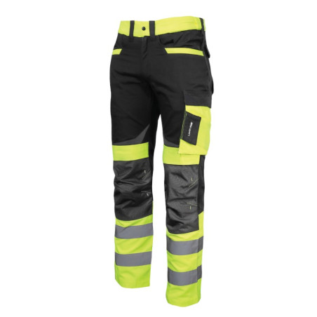 pantalon reflectorizant slim-fit / verde - m