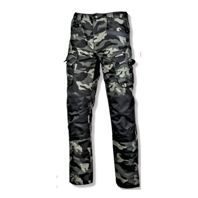pantalon interventie intarit / camuflaj-verde - l