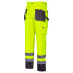 pantalon reflectorizant intarit / verde - xl
