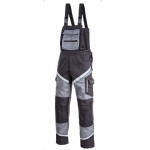 salopeta lucru groasa premium negru-gri - m/h-170