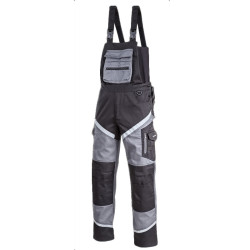 salopeta lucru groasa premium negru-gri - xl/h-182