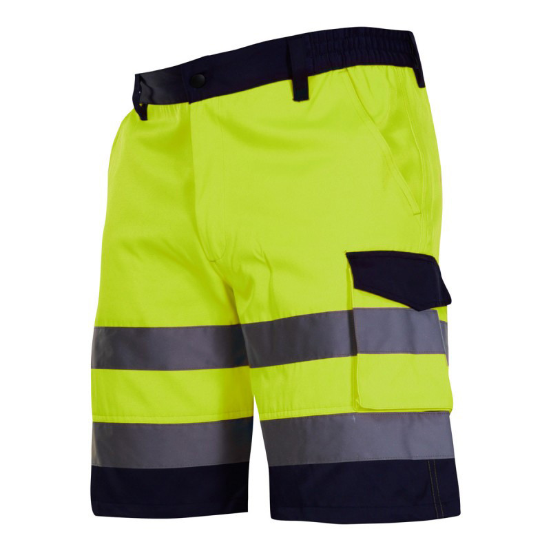 pantalon reflectorizant scurt / verde - s
