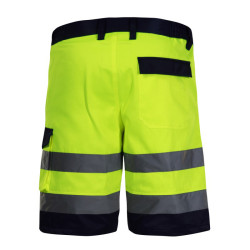 pantalon reflectorizant scurt / verde - s