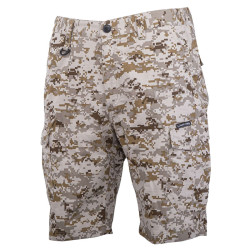 pantalon slim-fit scurt tip camuflaj / bej - l