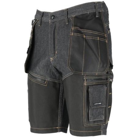 pantalon lucru tip-blugi scurt intarit / inchis - xl