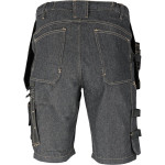 pantalon lucru tip-blugi scurt intarit / inchis - xl