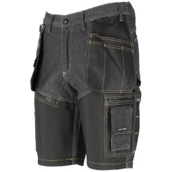 pantalon lucru tip-blugi scurt intarit / inchis - 3xl