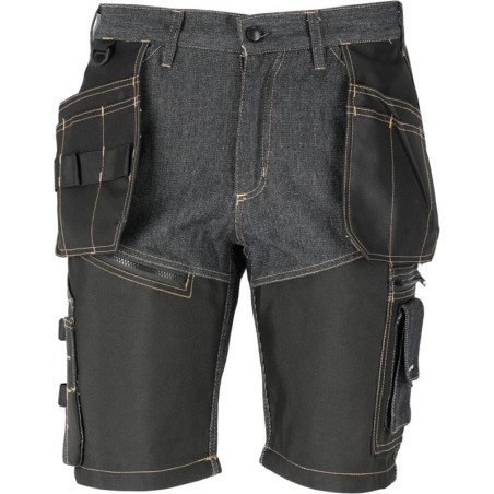 pantalon lucru tip-blugi scurt intarit / inchis - 3xl