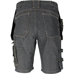 pantalon lucru tip-blugi scurt intarit / inchis - 3xl