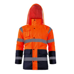 jacheta reflectorizanta captusita / portocaliu - xl