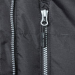 jacheta captusita cu gluga si suprafata matlasata - m