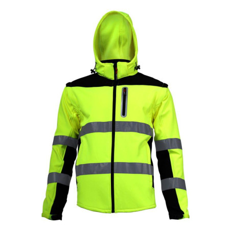 jacheta reflectorizanta elastica / verde - 2xl