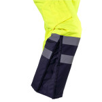 pantalon reflectorizant captusit / verde - m