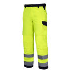 pantalon reflectorizant premium / verde - s