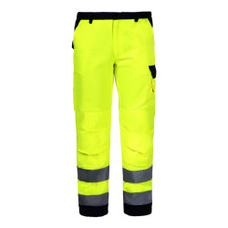 pantalon reflectorizant premium / verde - s