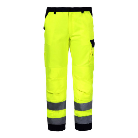 pantalon reflectorizant premium / verde - s